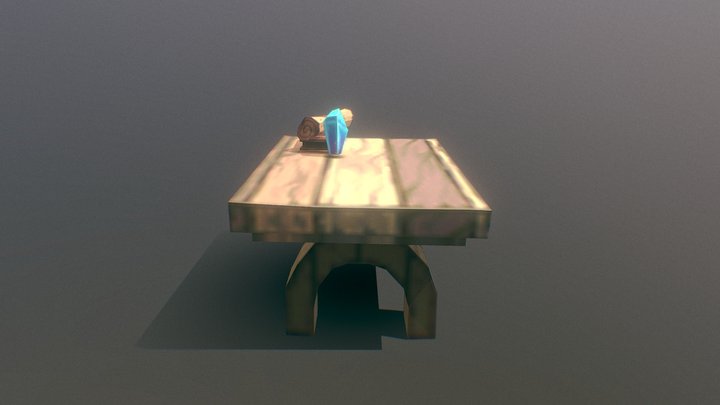 Desk 3D Model