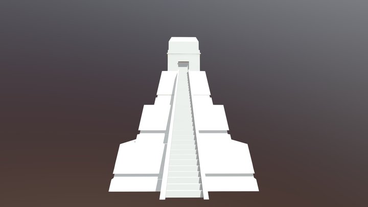 Mayan Pyramid 3D Model