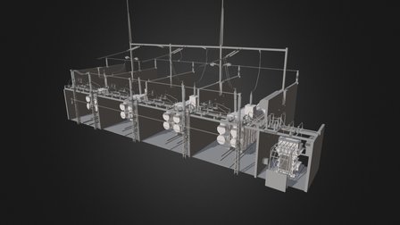 Substation 3D Model