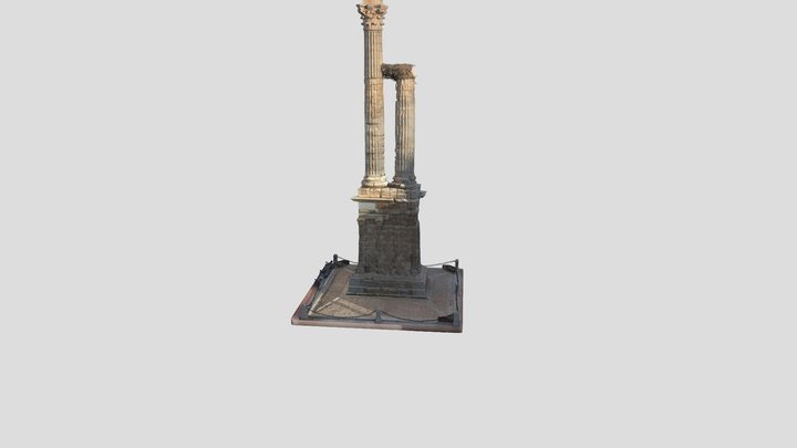 Dístylo romano de Zalamea de la Serena 3D Model
