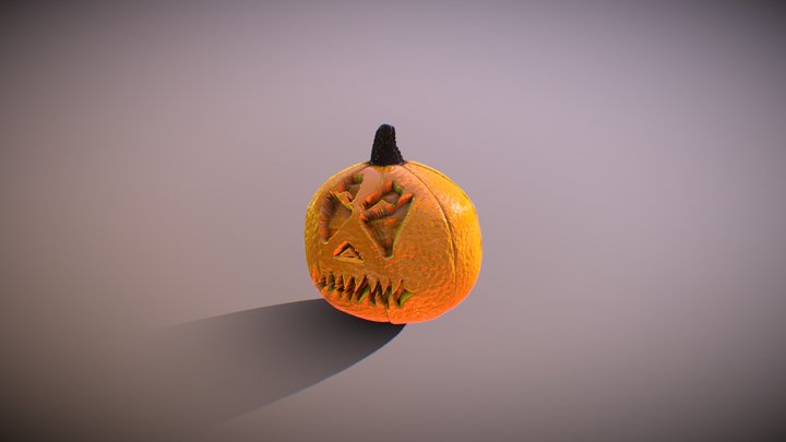 Spooky Pumpkin 3D Model
