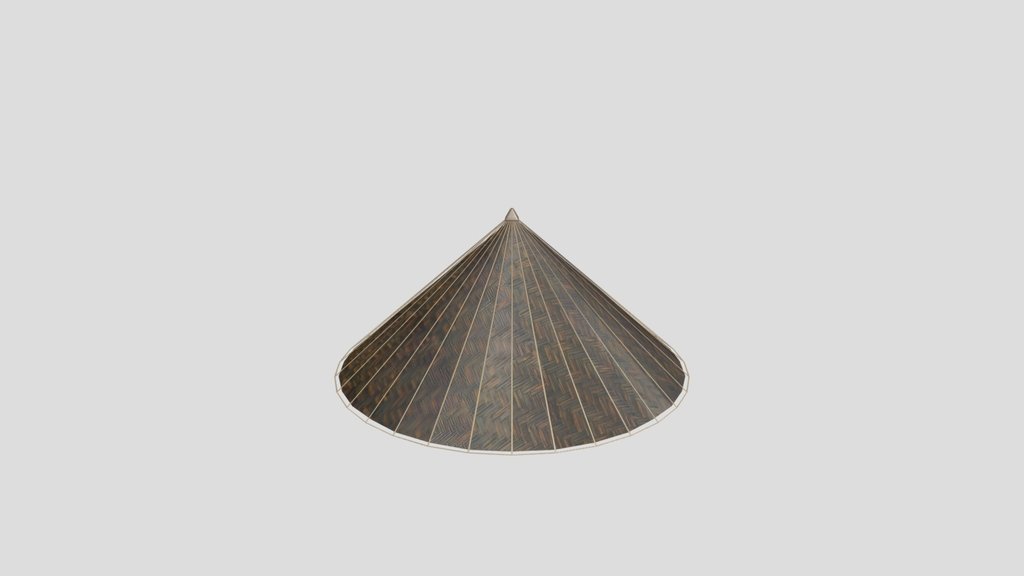 Palm Leaf Conical Traditional Hat