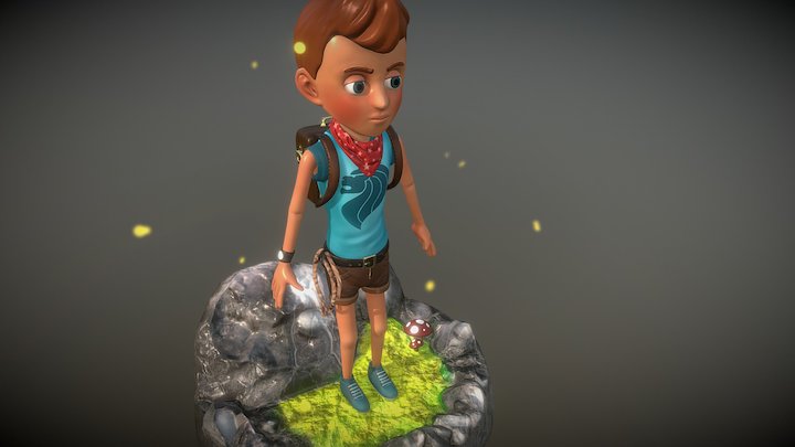 DEJA (Traveler Boy) 3D Model