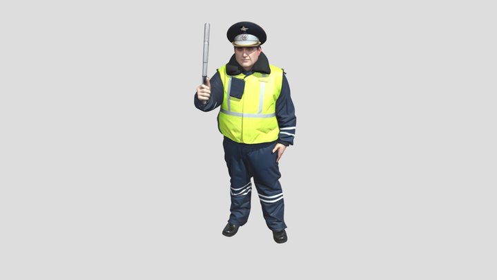 Soviet traffic police officer