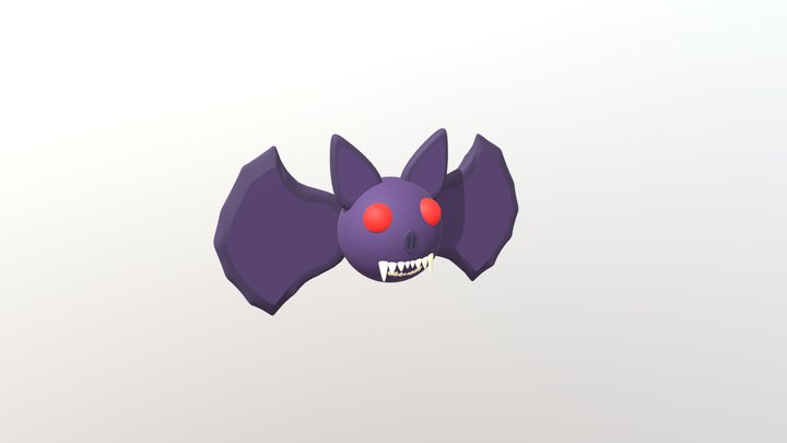 Low Polygon Bat Model 3D Model
