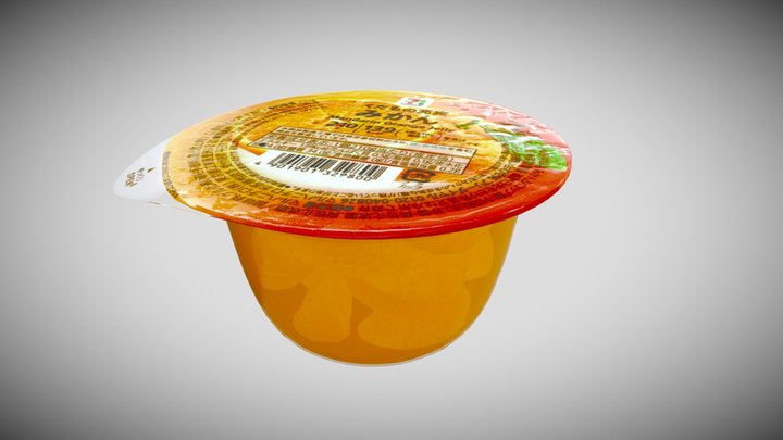 mandarin orange jelly 3D Model