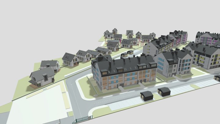 Васильково ИЖД (общ) 3D Model