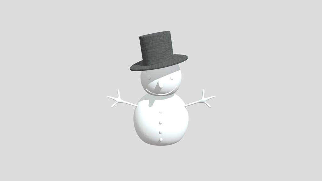 Cartoon Snowman Lawn Decoration