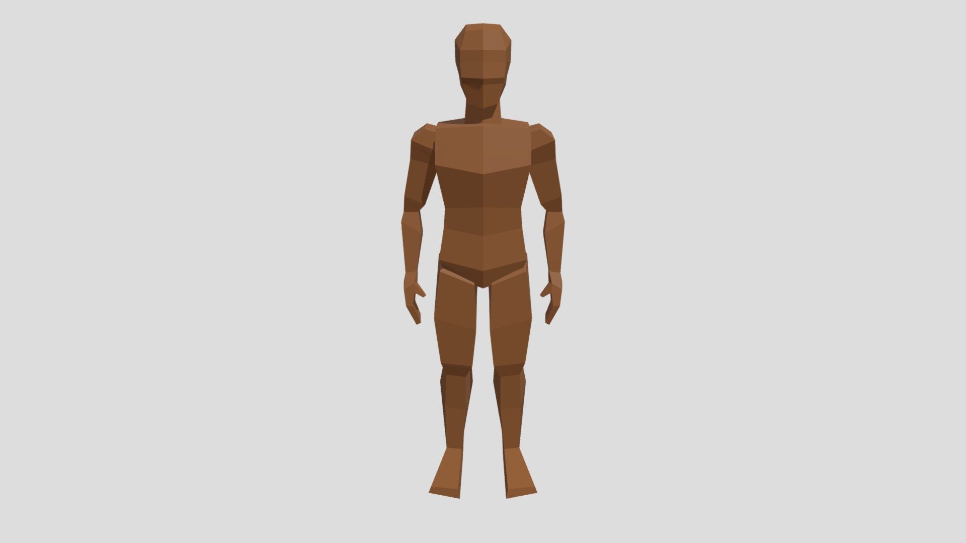 Low poly human