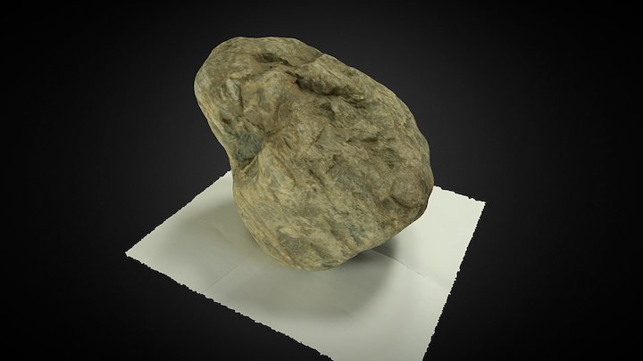 Rock from Atlantic Ocean 3D Model