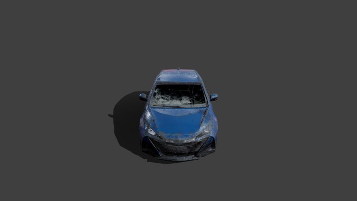 Toyota Prius dirt 3D Model