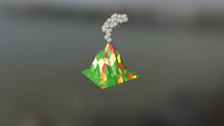 Mayon Volcano (Albay, Philippines) 3D Model