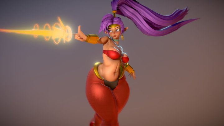 Shantae 3D Model