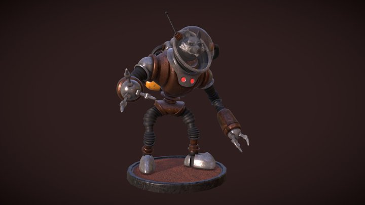 Hybrid-Wolf 3D Model