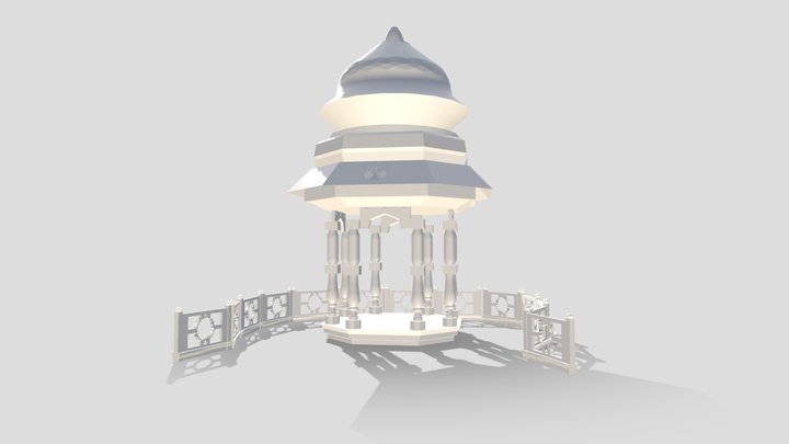 Doric Pillar 3D Model