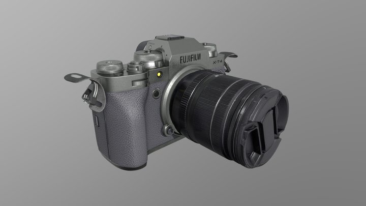 Fujifilm X-T4 Camera 3D Model