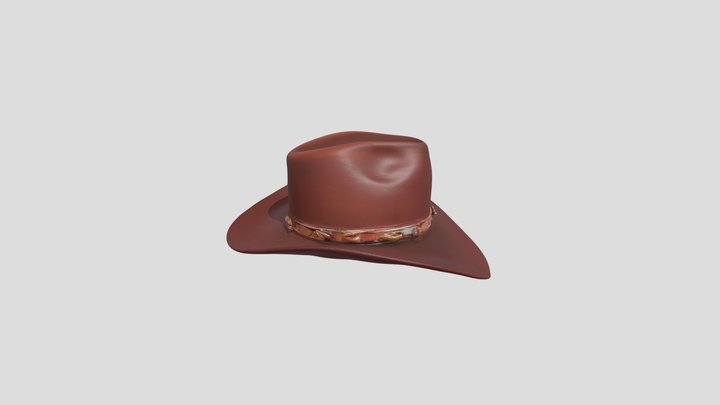 chapéu de cowboy 3D Model