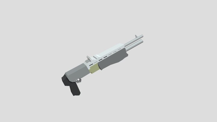 Half- Life 2 Shotgun 3D Model