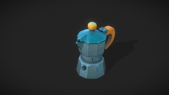 Moka Pot 3D Model