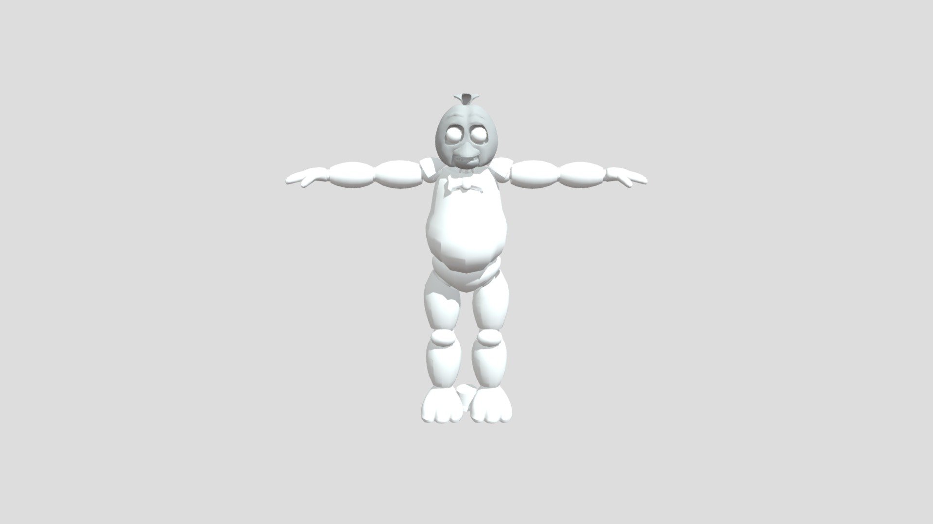 Quick sculpt: Chica FNAF