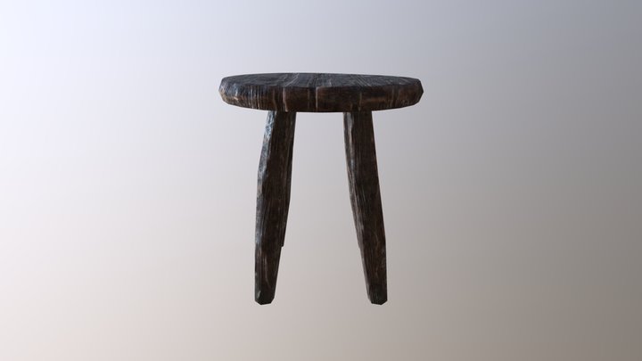 Stool - Practice Prop 3D Model