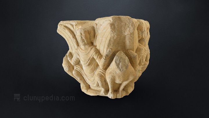 Capitel (ca. 1100) Monasterio de San Zoilo 3D Model