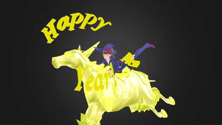 HappyNewYear 3D Model