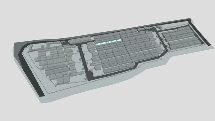 Amygdaleza Pre-Removal Detention Centre 3D Model