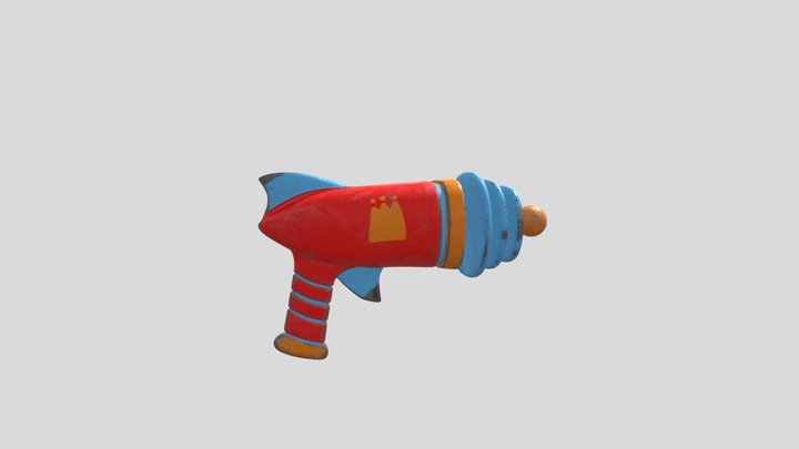 Pistola Laser 3D Model