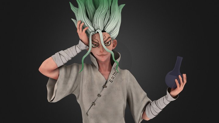 Senku Ishigami 3D Model