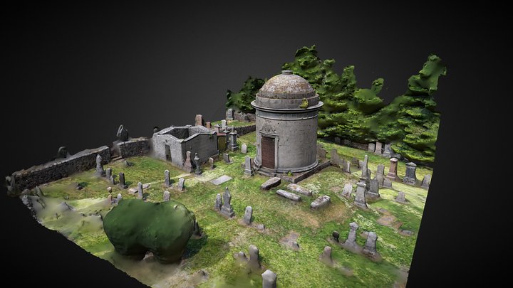 Old Cluny Churchyard, Aberdeenshire – Free 3D Model STL