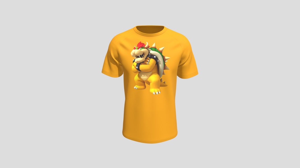 Koopa Graphic T Shirt Yellow