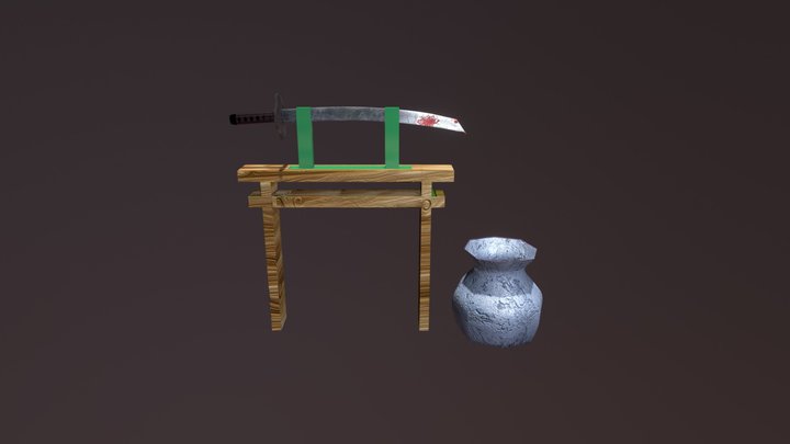 Katana 3D Model