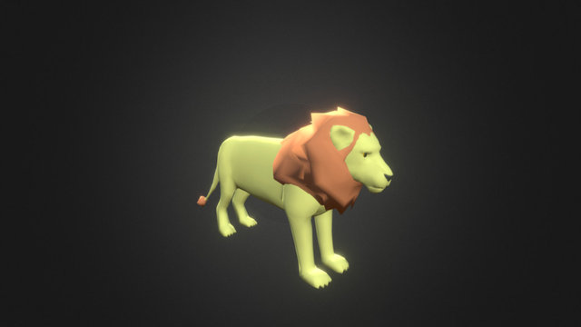 Lion 3D Model