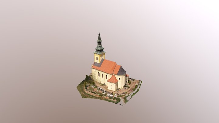 Troubsko - kostel 3D Model
