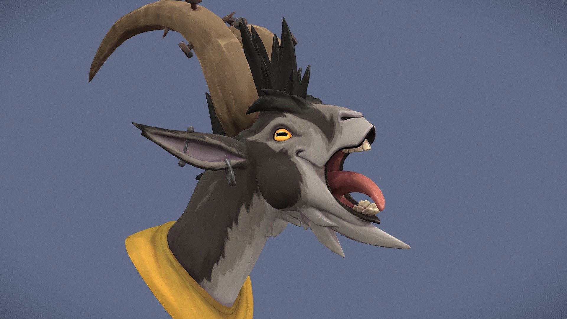 Billy the goat - 3D model by Iracat (@irarubchenya97) [c146832] - Sketchfab