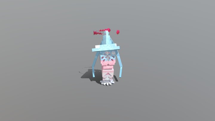 Hatterene Gmax Cobblemon 3D Model