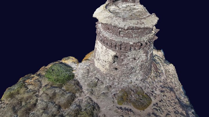 La torre dello Zenobito a Capraia 3D Model