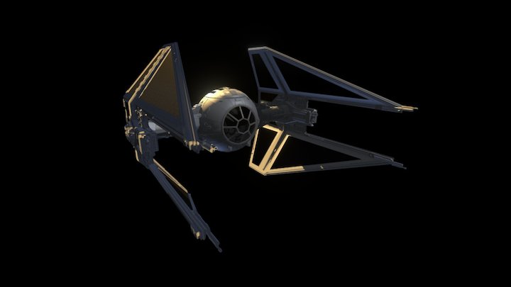 Interceptor TIE – Free 3D Model STL