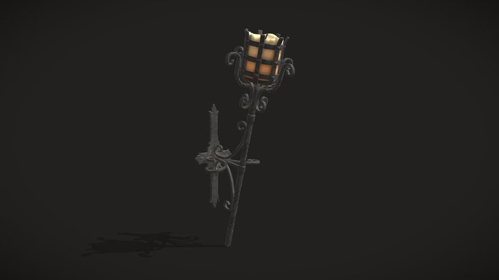 Torch Holder 3D Model