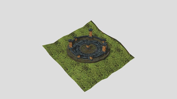 Altar rocoso 3D Model