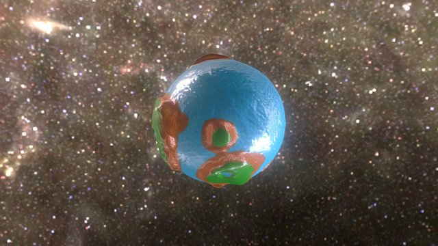 Fake Earth 3D Model