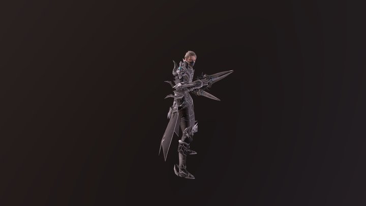 [982] R2 Online - character - animation attack 3D Model