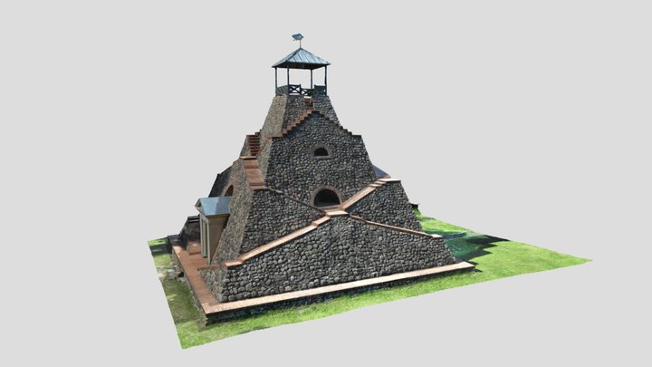 Fieldstone Pyramid Garzau – 3D Scan 3D Model