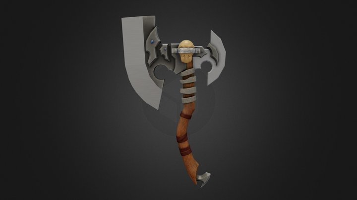 battle axe 3D Model