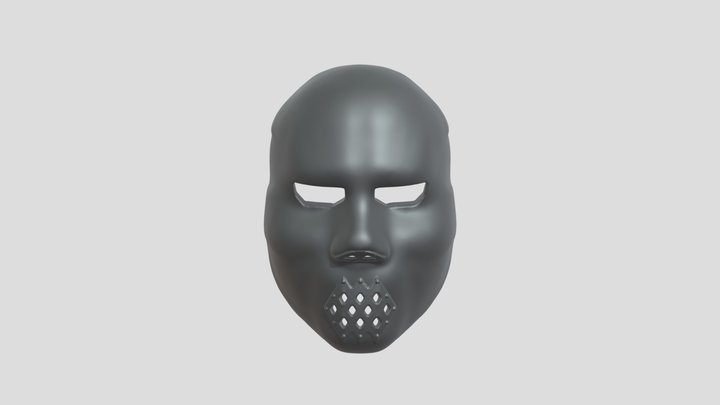 Final Mask Deaths Head 3D Model