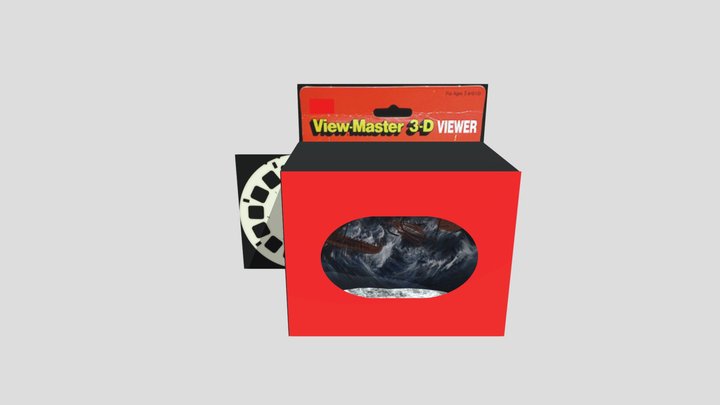 Viking Longships Rough Seas in View Master 3D Model