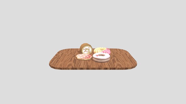 Donuts 3D Model