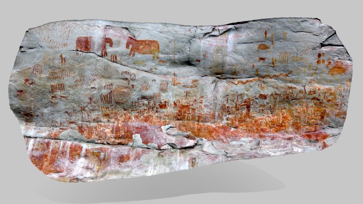 Mural B Cerro Azul - Trozo 1 3D Model
