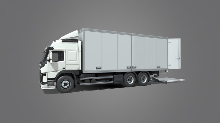 Box Truck 3D Model